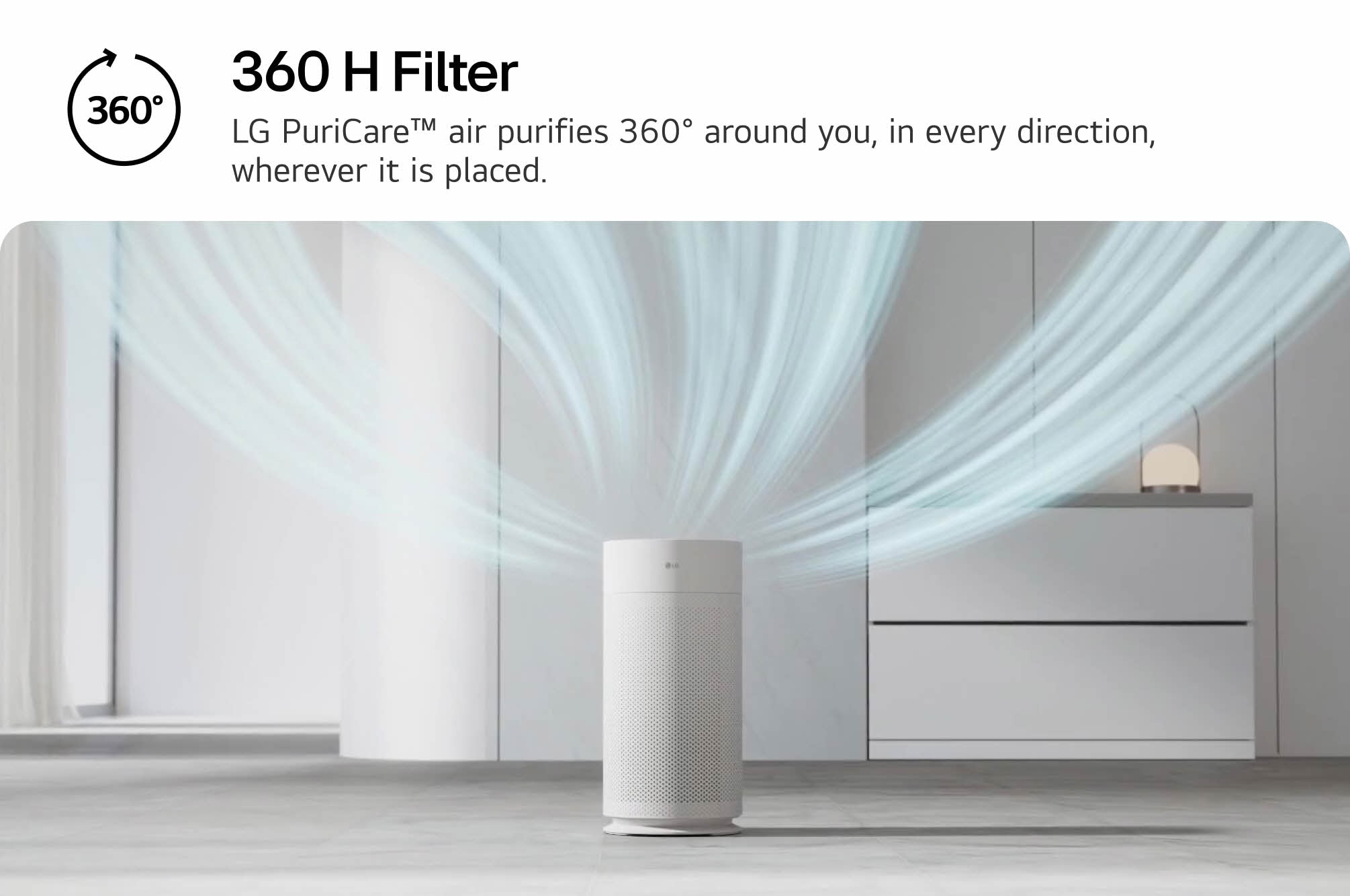 LG PuriCare™ AeroHit Air Purifier thumbnail 3