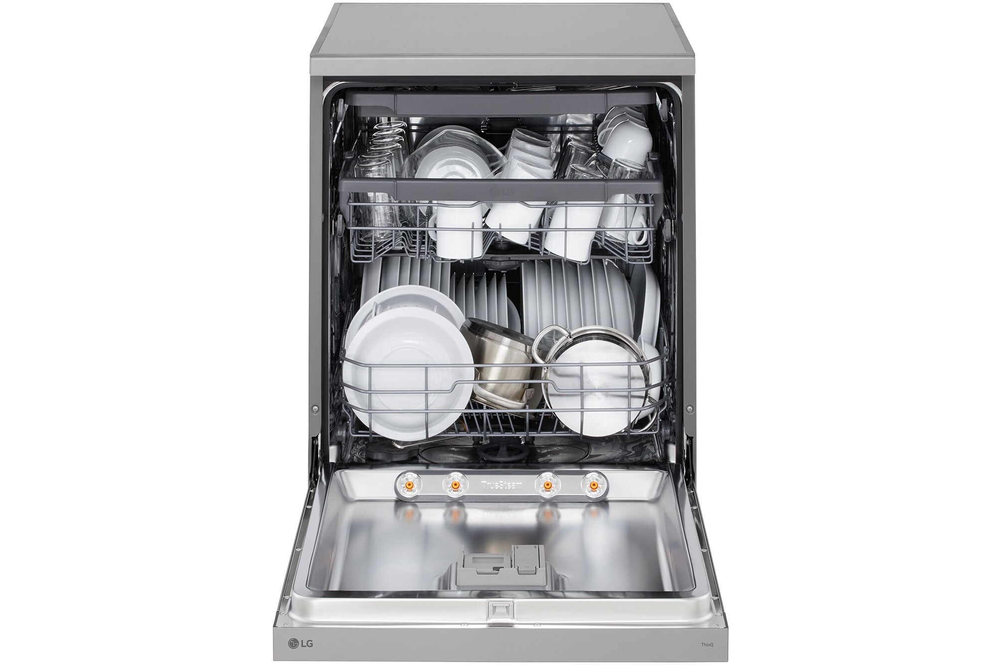 QuadWash™ Freestanding Dishwasher in Prime Silver thumbnail 2