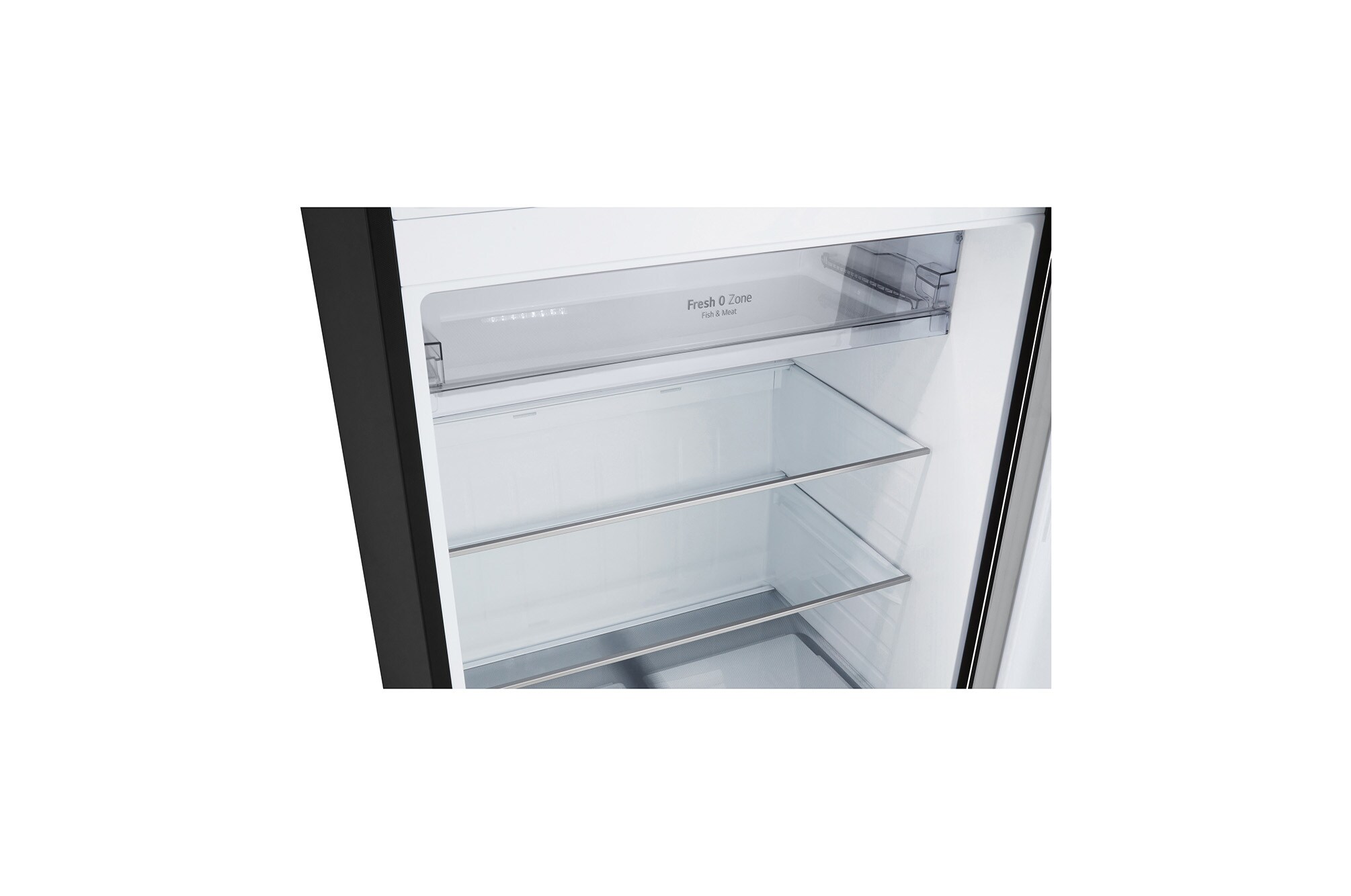 603L Top Freezer Fridge in Essence Matte Black thumbnail 3